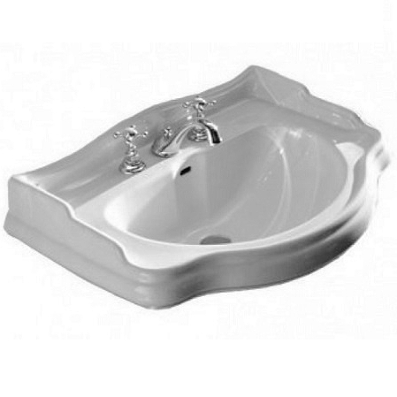 Раковина Kerasan Retro 55 104501*3 Белая от магазина ЛесКонПром.ру