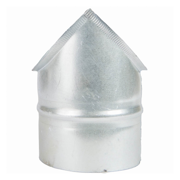 Врезка оцинкованная d125х125 мм от магазина ЛесКонПром.ру