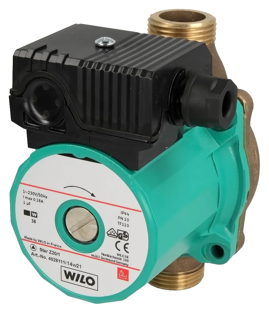 Циркуляционный насос Wilo STAR-Z 20/1 от магазина ЛесКонПром.ру