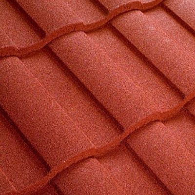 Композитная черепица Metrotile (Бельгия) MetroRoman красная от магазина ЛесКонПром.ру