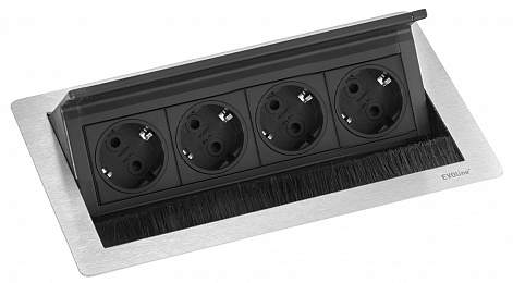 Поворотные блоки розеток с крышками