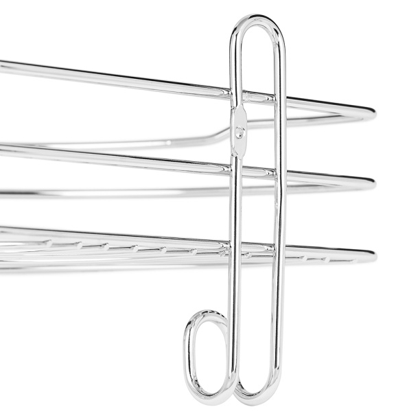 Полка сетчатая ЧМЗ Стамбул 1-ярусная угловая от магазина ЛесКонПром.ру