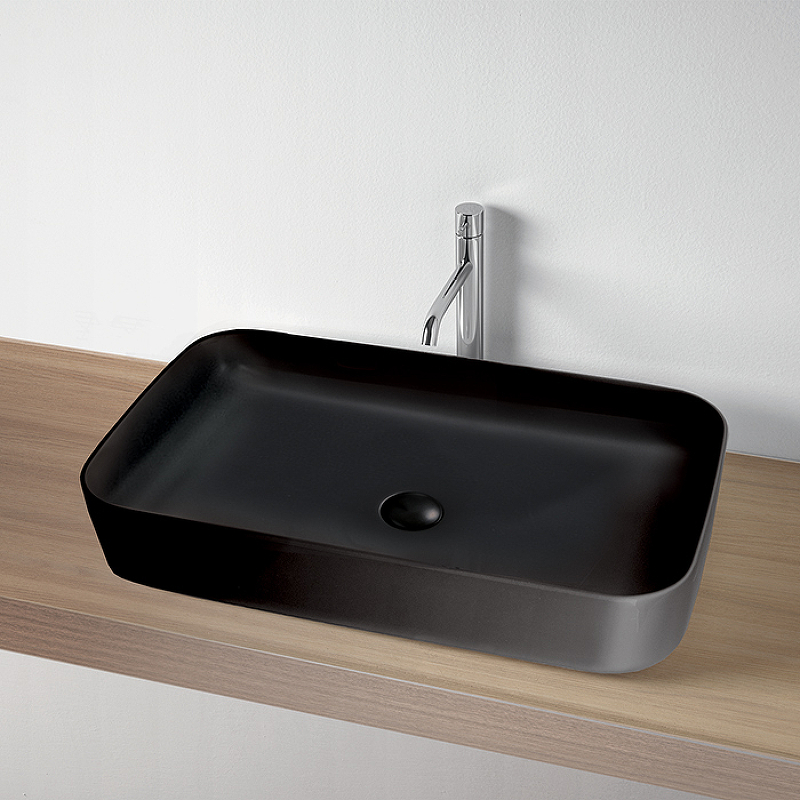 Раковина-чаша Kerasan Tribeca 70 460231 Черная матовая от магазина ЛесКонПром.ру