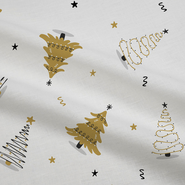 Фартук Золотые елочки хлопок/лен от магазина ЛесКонПром.ру