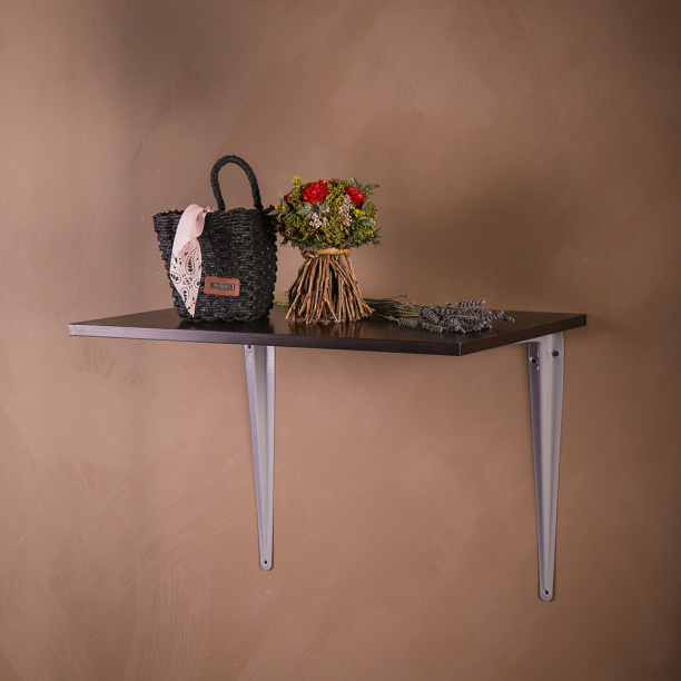 Кронштейн Практик 400х350 мм серый от магазина ЛесКонПром.ру