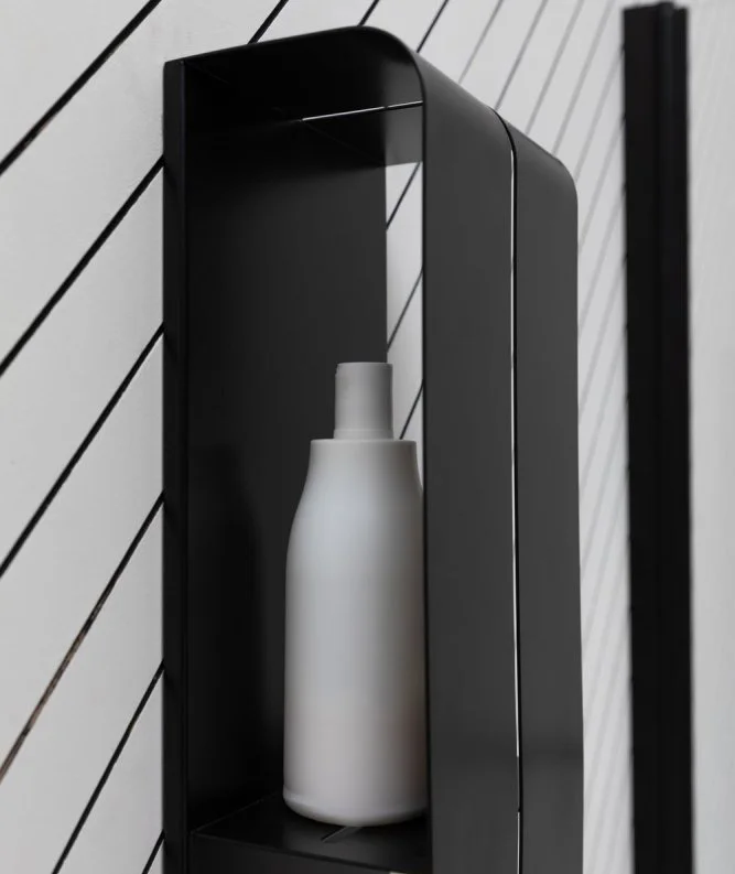 Полка Aquanet Магнум 302228 черная матовая от магазина ЛесКонПром.ру