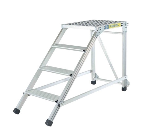 ЛЕСТНИЦА-ПОДМОСТИ MEGAL АЛЮМИНИЕВАЯ  ЛП-0,6 от магазина ЛесКонПром.ру
