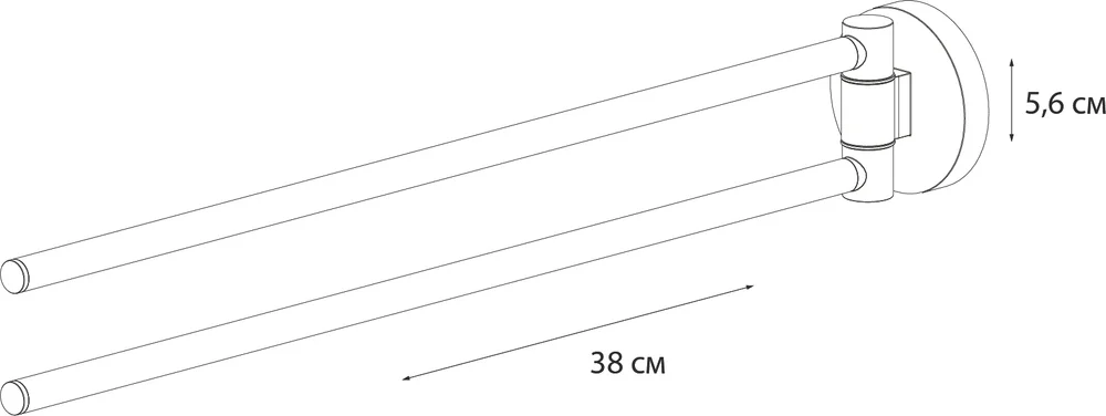 Полотенцедержатель Fixsen Hotel FX-31002A от магазина ЛесКонПром.ру
