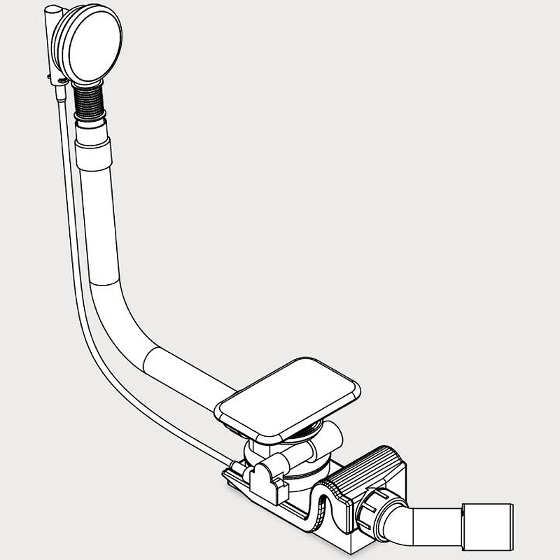 Слив-перелив Kaldewei 687772040001 полуавтомат Белый от магазина ЛесКонПром.ру