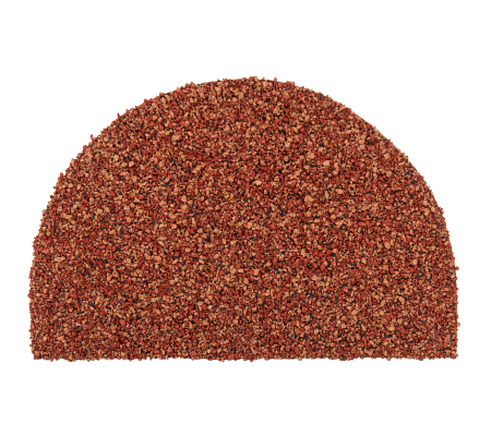 Заглушка полукруглого конька LUXARD коралл от магазина ЛесКонПром.ру