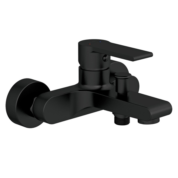 Смеситель для ванны Cersanit Brasko Black черный от магазина ЛесКонПром.ру