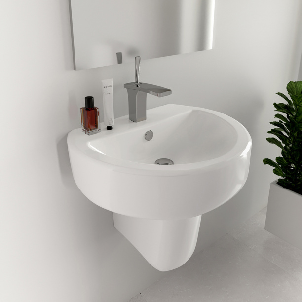 Полупьедестал для раковины SANITA LUXE Best от магазина ЛесКонПром.ру