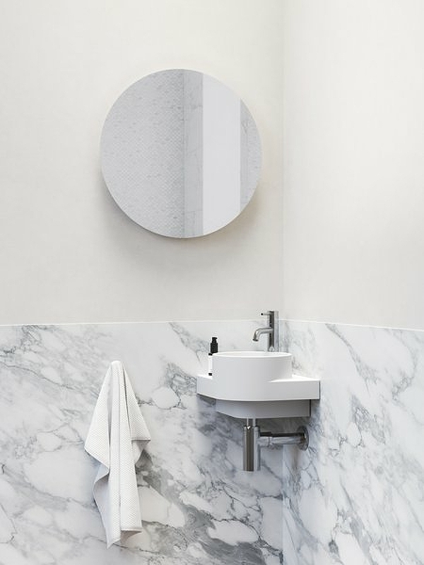 Раковина Ravak Yard 28 C XJX01228000 угловая Белая от магазина ЛесКонПром.ру