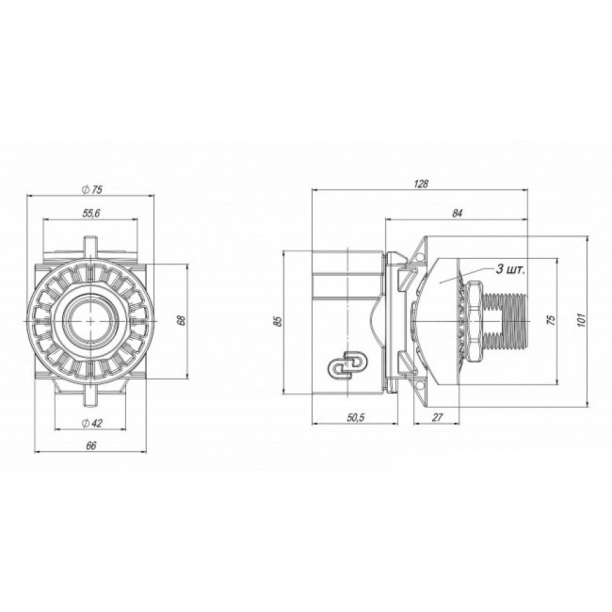 Адаптер скважинный Джилекс САУ улучшенный от магазина ЛесКонПром.ру