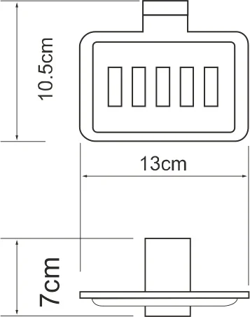 Мыльница Wasserkraft Lopau K-6069 от магазина ЛесКонПром.ру