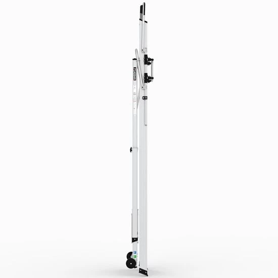 Складская профессиональная алюминиевая стремянка 9 ступеней с опорами CAGSAN арт.КPN8 от магазина ЛесКонПром.ру