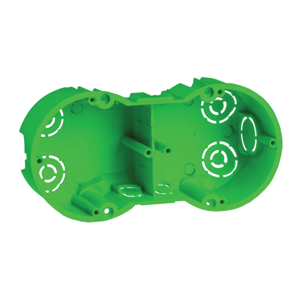 Коробка установочная IEK для гипсокартона двойная от магазина ЛесКонПром.ру