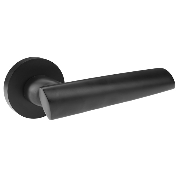 Ручки дверные NEODECO L855 черные от магазина ЛесКонПром.ру