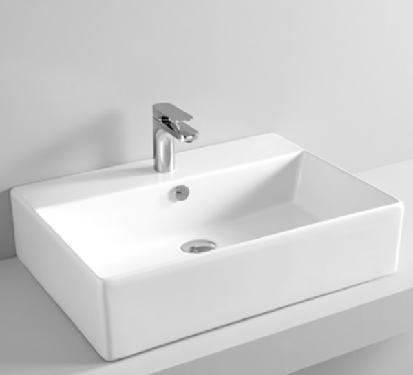 Раковина Artceram Quadro 65 QUL003 01 00 Белая от магазина ЛесКонПром.ру