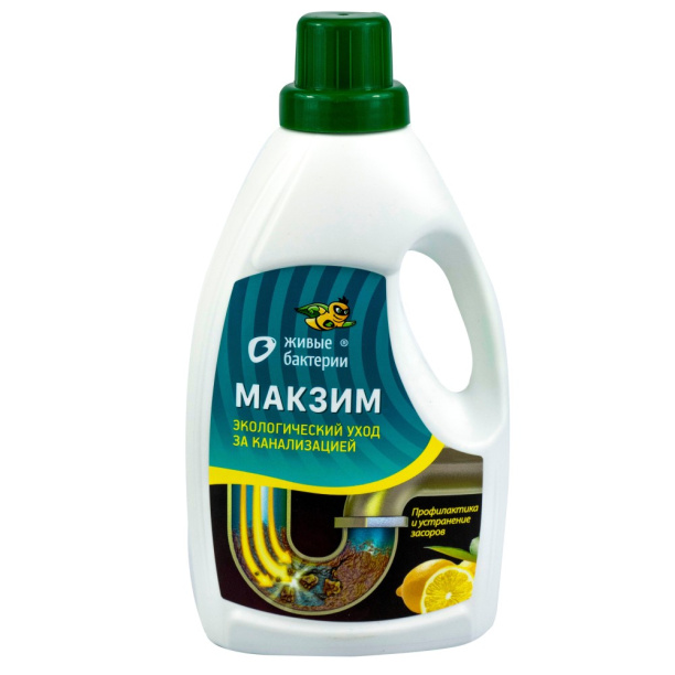 Биоконцентрат Макзим для устранения засоров 950 мл от магазина ЛесКонПром.ру