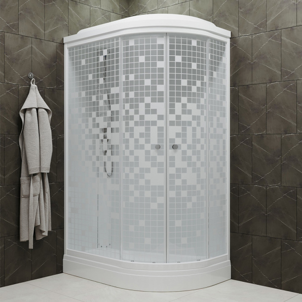 Кабина душевая Loranto 90х90х215 см низкий поддон от магазина ЛесКонПром.ру