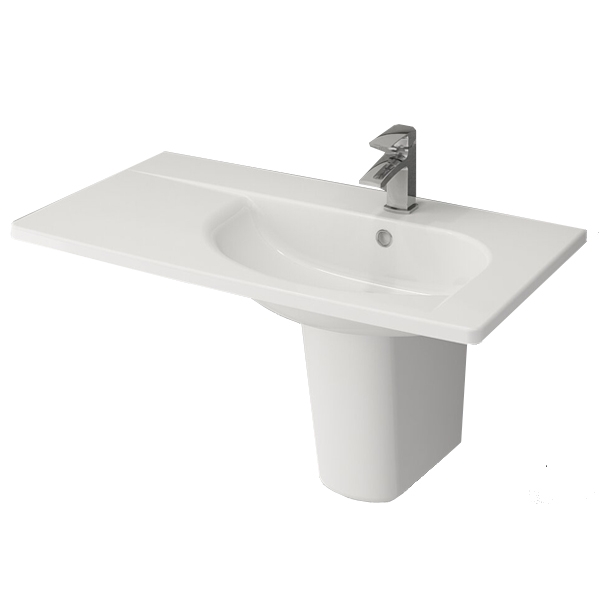 Раковина Bocchi Taormina Arch 1020 Белая глянцевая от магазина ЛесКонПром.ру