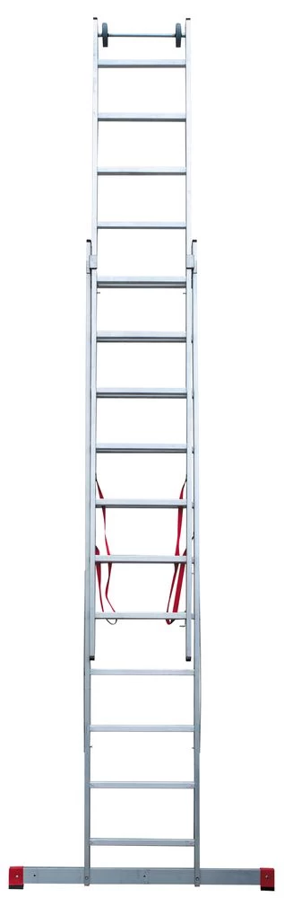 Лестница алюминиевая двухсекционная индустриальная Новая Высота 2x13 арт. 5220213 от магазина ЛесКонПром.ру