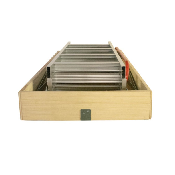 Лестница чердачная металлическая 600х1200х2800 мм от магазина ЛесКонПром.ру