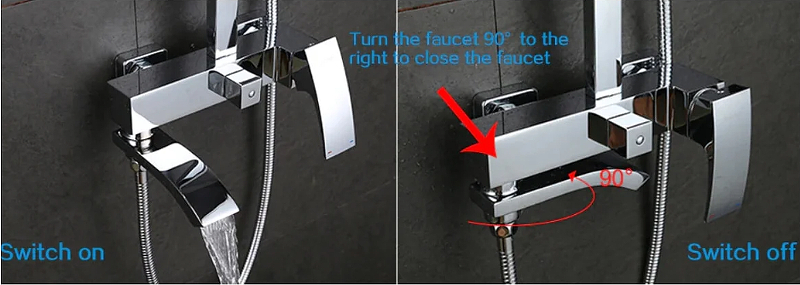 Душевая система Gappo G07 G2407 Хром от магазина ЛесКонПром.ру