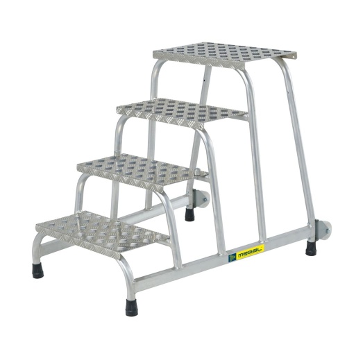 МОНТАЖНАЯ ПОДСТАВКА MEGAL (ТИП 1) 2 СТУПЕНИ С КОЛЕСАМИ от магазина ЛесКонПром.ру