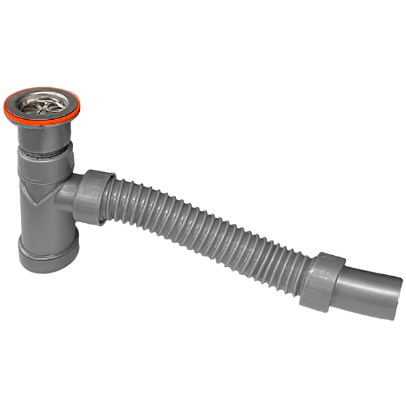 Сифон для раковины Bettoserb 125310 Нержавеющая сталь от магазина ЛесКонПром.ру