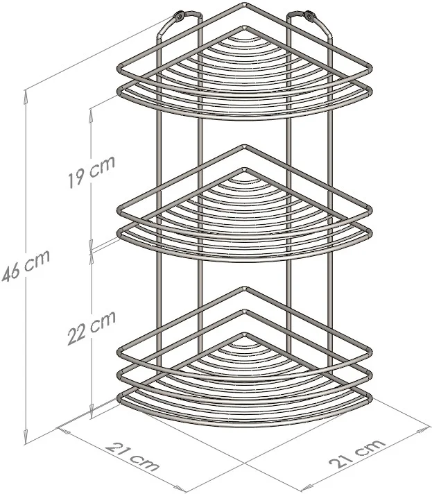 Полка Tekno-tel BK023SSM от магазина ЛесКонПром.ру