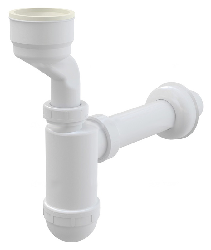 Сифон для писсуара Alcaplast A45A Белый от магазина ЛесКонПром.ру