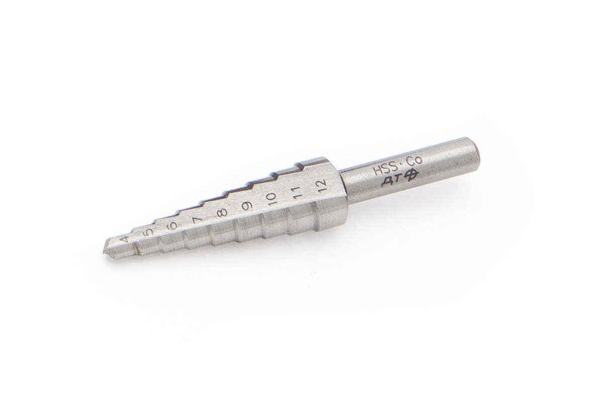 Сверло ступенчатое по металлу Р6М5К5 d4 от магазина ЛесКонПром.ру