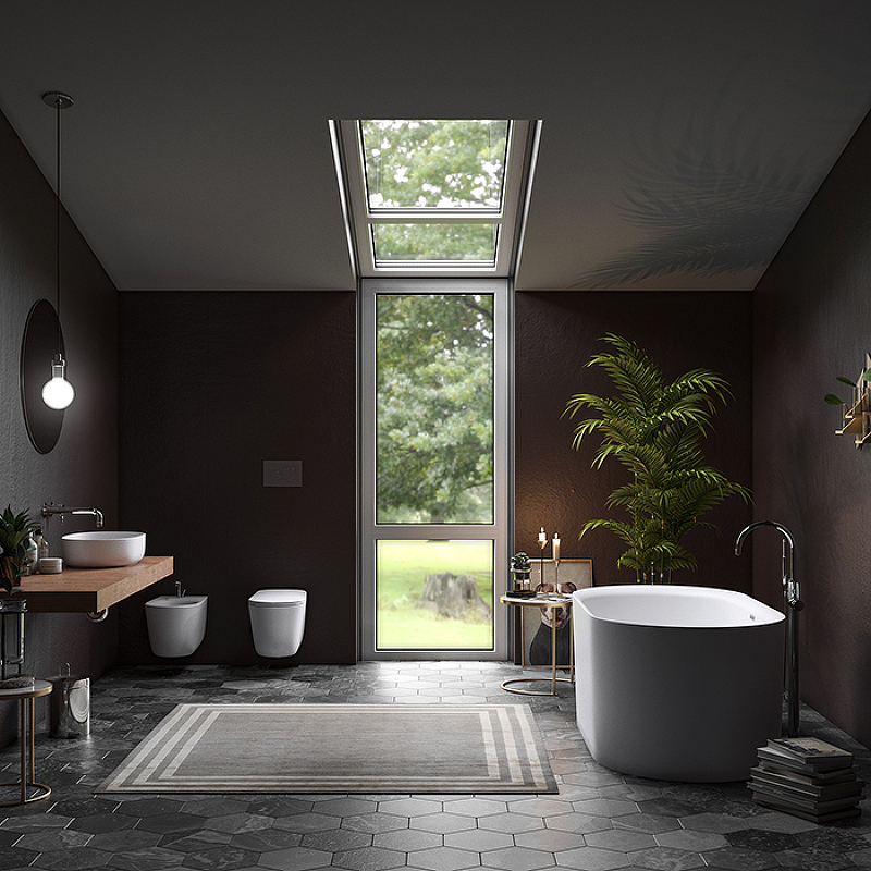 Раковина-чаша Kerasan Nolita 60 534301 Белая глянцевая от магазина ЛесКонПром.ру