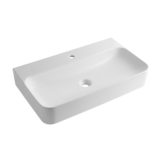 Раковина на столешницу FLUMEN DESIGN Platani 81 см белый от магазина ЛесКонПром.ру