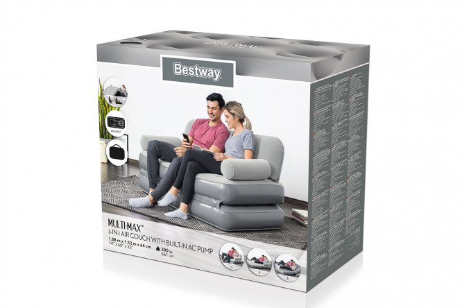 Диван-кровать надувной Bestway 80365709 от магазина ЛесКонПром.ру