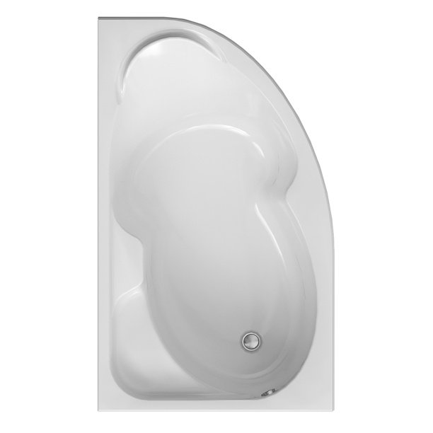 Акриловая ванна 100Acryl Acrylika 160х100х47 см левая от магазина ЛесКонПром.ру