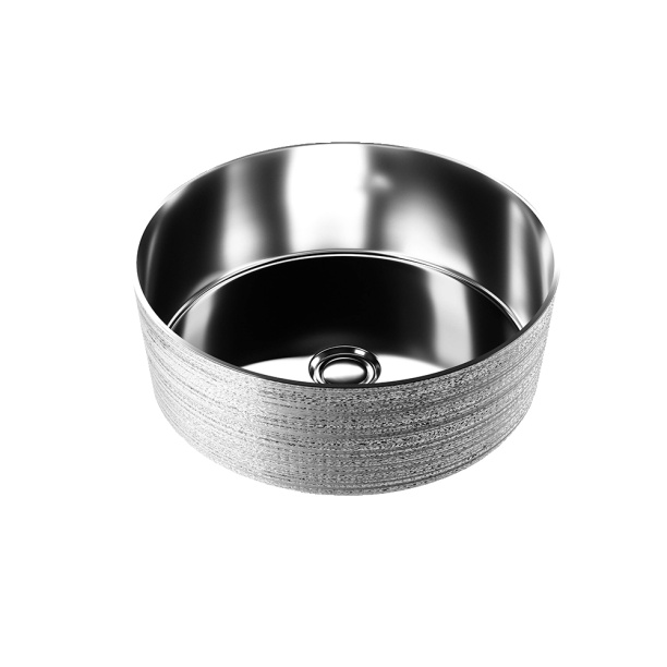 Раковина на столешницу GROSSMAN d35,5 см серебро от магазина ЛесКонПром.ру