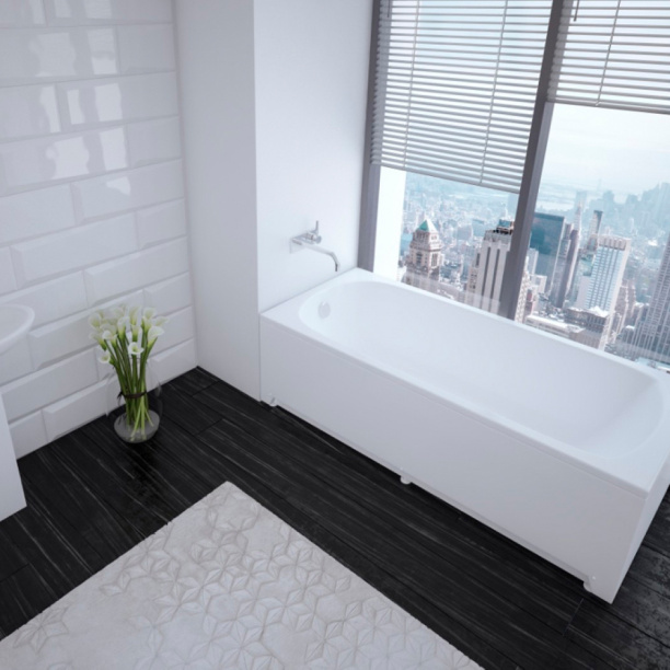 Акриловая ванна AQUATEK Ника 160х75 см от магазина ЛесКонПром.ру