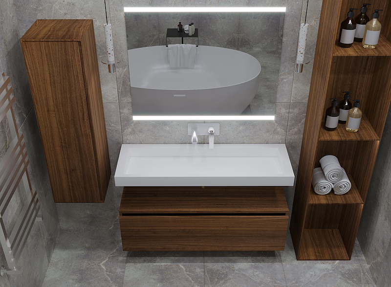 Раковина Boheme Armadi Art Flat 100 859-100 Белая от магазина ЛесКонПром.ру