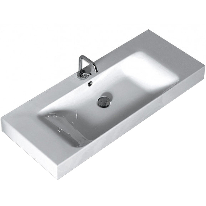 Раковина Kerasan Cento 100 355001*1 Белая от магазина ЛесКонПром.ру