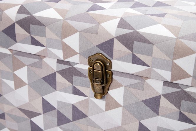 Сундук Геометрия 60x39x36 см 80514768 от магазина ЛесКонПром.ру