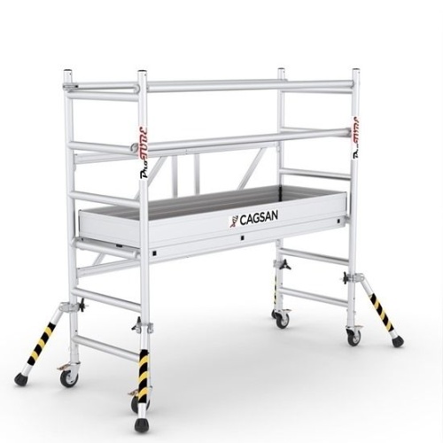 Вышка-тура алюминиевая CAGSAN  ProTUBE 60Х180, рабочая высота 2м90см(FN96_(180) от магазина ЛесКонПром.ру