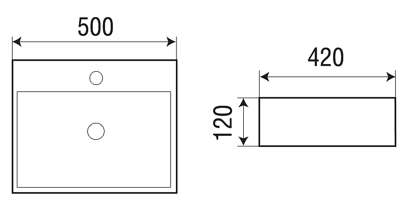 Раковина WeltWasser Elbach 21733 MB 50 10000004505 Черная матовая от магазина ЛесКонПром.ру