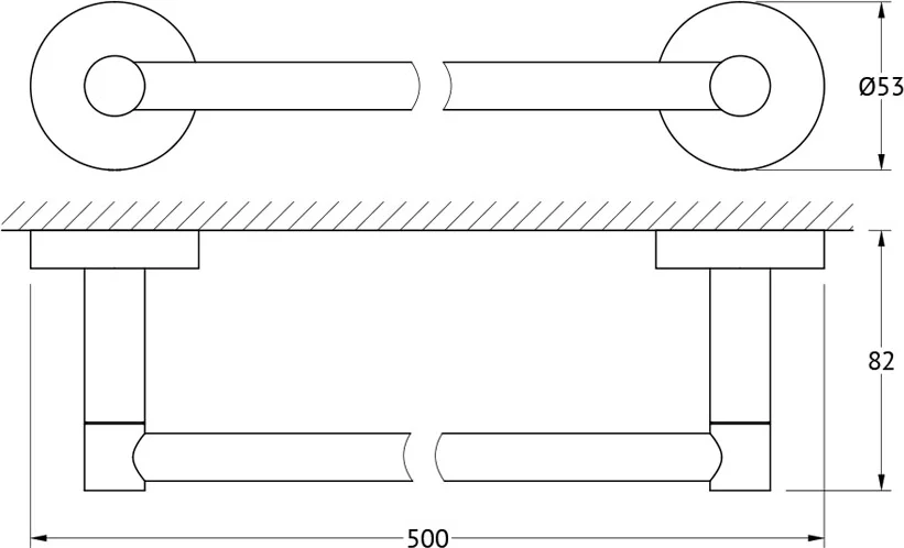 Полотенцедержатель Artwelle Harmonie HAR 027 50 см от магазина ЛесКонПром.ру