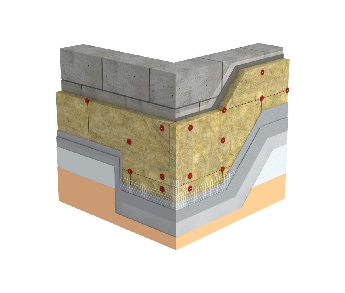 Плита минераловатная ТЕХНОНИКОЛЬ Технофас 1200х600х100 мм, 3 шт от магазина ЛесКонПром.ру