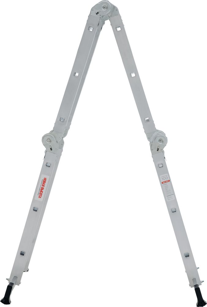 Алюминиевая четырехсекционная лестница-трансформер 340 мм NV1320 НОВАЯ ВЫСОТА 2Х4+2Х5 арт.1320245 от магазина ЛесКонПром.ру