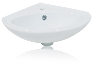 Раковина Sanita Веер VERSAWB01 Белая от магазина ЛесКонПром.ру