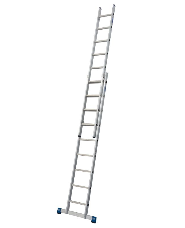 Лестница алюминиевая профессиональная двухсекционная KRAUSE STABILO 2х9 от магазина ЛесКонПром.ру